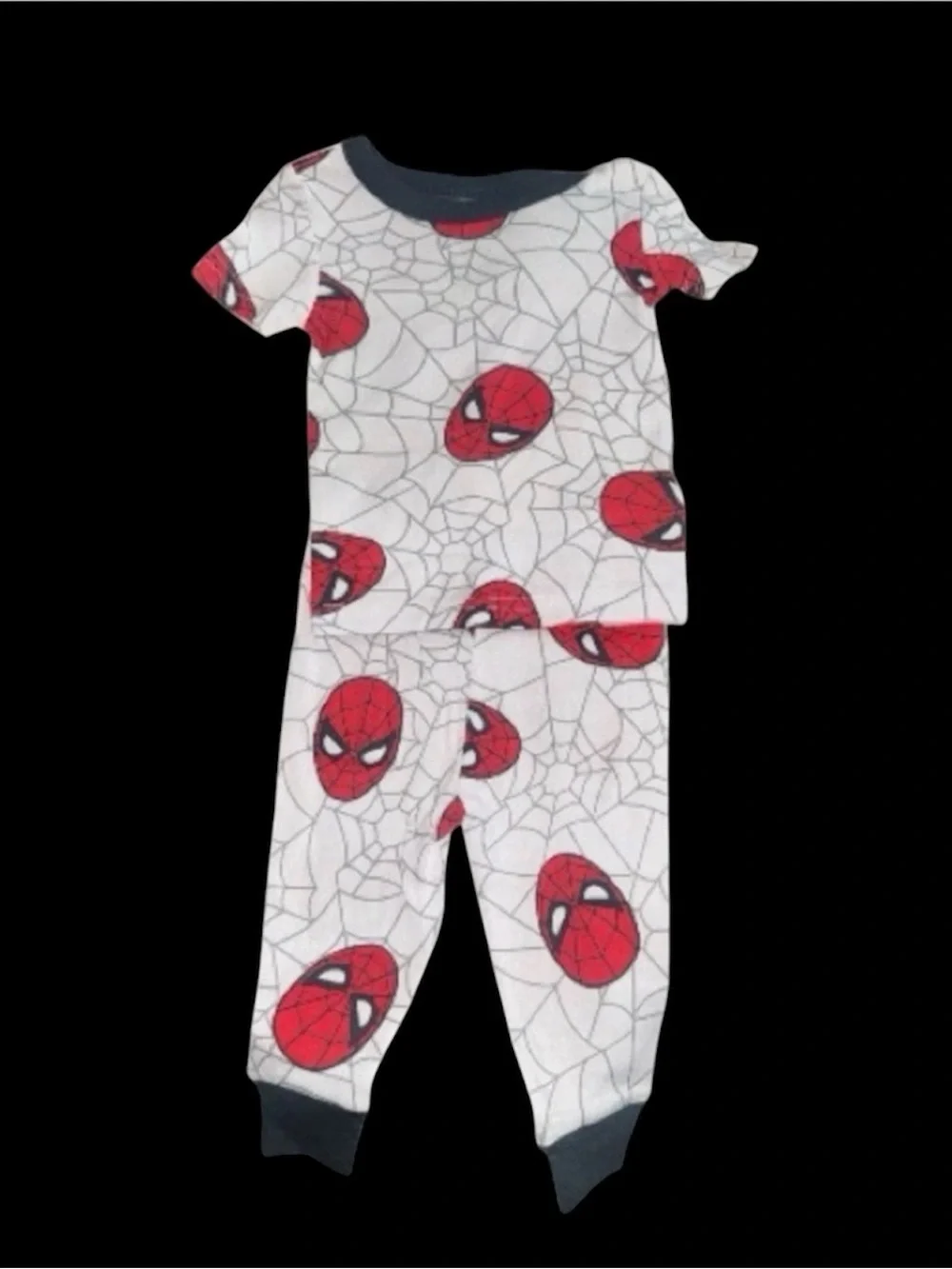 Spiderman Suit & Spider-Man Head Kids Pajama Set Size 4T